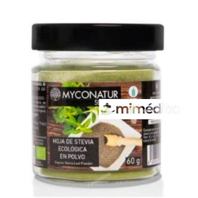 HOJA DE STEVIA POLVO 60GR. ECO MYCONATUR