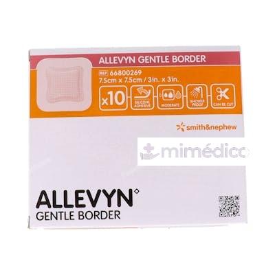 APOSITO ALLEVYN GENTLE BORDER 7,5X7,5CM 10UN SMITH & NEPHEW