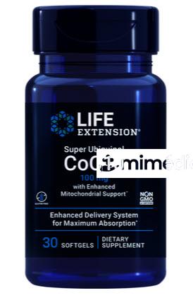 SUPER UBIQUINOL COQ10 CON APOYO MITOCONDRIAL MEJORADO, 100 MG 30 CAP LIFE EXTENSION