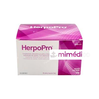 HERPOPRO 20 SOBRES 8 GR NTD LABS