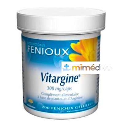 VITARGINE 300MG. 200CAP. FENIOUX