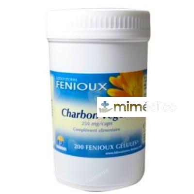 CARBON VEGETAL 250MG. 200CAP. FENIOUX
