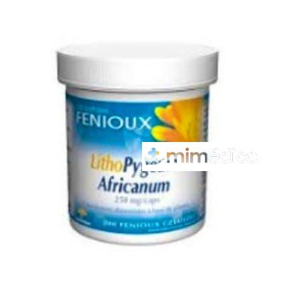 LITHO PYGEUM AFRICANUM 250MG. 200CAP. FENIOUX