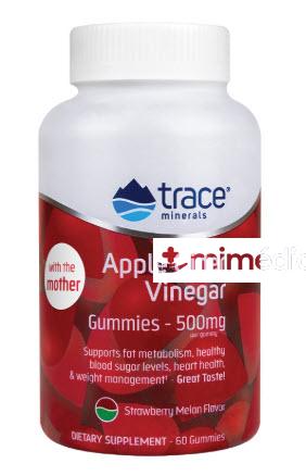 GOMITAS DE VINAGRE DE SIDRA DE MANZANA 60 GOMITAS TRACE MINERALS RESEARCH