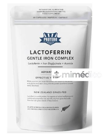 LACTOFERRINA CON COMPLEJO DE HIERRO ALIMENTADO A PASTO 30 CAPS PROTERO