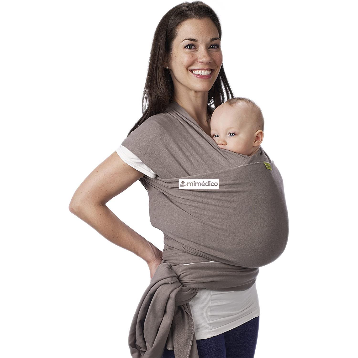 FULAR ELASTICO PORTABEBE BOBA WRAP GRAY 1 UNID KANGURA