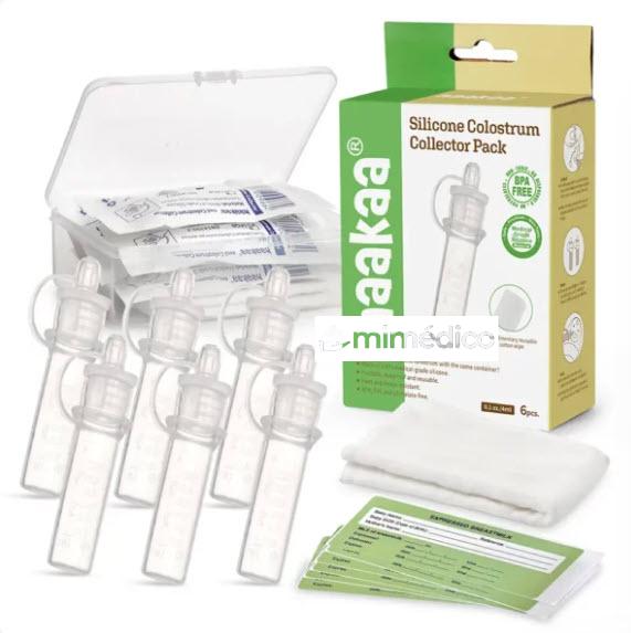 SET 6 RECOLECTORES DE CALOSTRO HAAKAA PREESTERILIZADOS