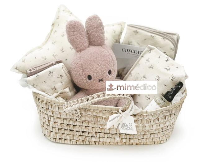 CESTA MIMBRE REGALO ROSEBERRY 1 UNID BABYSHOWER