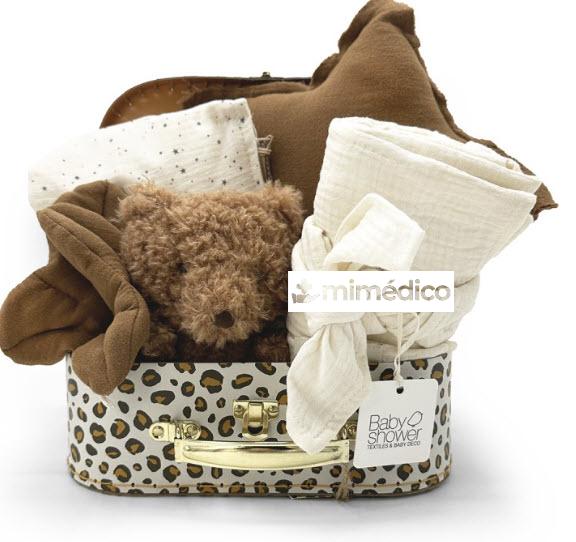 CANASTILLA REGALO ANIMAL PRINT 1 UNID BABYSHOWER