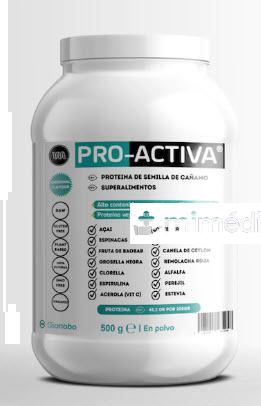 PRO-ACTIVA 500 GR PROTEINA CAÑAMO ENZIMAS BIONOBO