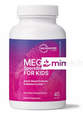 MEGASPOREBIOTIC GOMITAS PARA NIÑOS 45 UNID MICROBIOME LABS