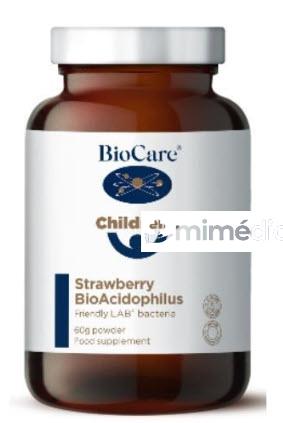 BIOACIDOPHILUS PROBIOTICO FRESA INFANTIL 60 GR BIOCARE