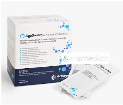 AGESWITCH ANTIENVEJECIMIENTO POLVO 30 DOSIS SABOR CACAO ACTIAGE