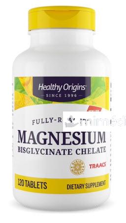 QUELATO DE BISGLICINATO DE MAGNESIO 200 MG 120 TABLETAS HEALTHY ORIGINS