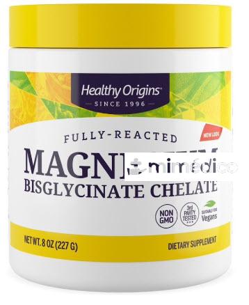 QUELATO DE BISGLICINATO DE MAGNESIO 227 GR HEALTHY ORIGINS