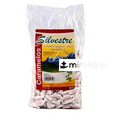CARAMELOS DE MALVAVISCO AZUCAR DE CAÑA 1KG. SILVESTRE