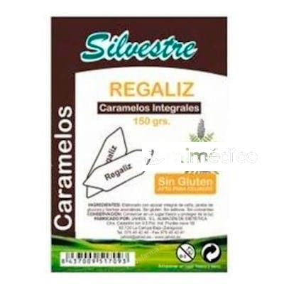 CARAMELOS DE REGALIZ AZUCAR DE CAÑA 150GR. SILVESTRE