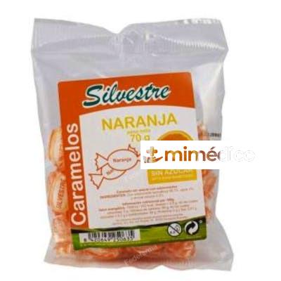 CARAMELOS DE NARANJA SIN AZUCAR 70GR. SILVESTRE