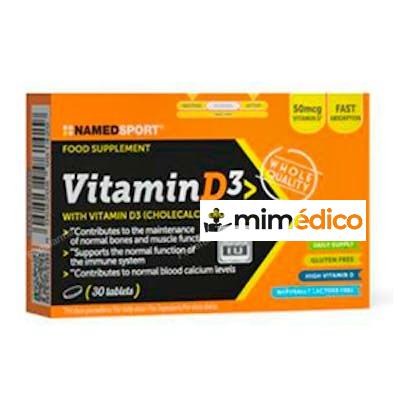 VITAMIN D3 30COMP. NAMED SPORT
