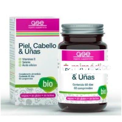 CABELLO PIEL Y UÑAS 60COMP. BIO VEGAN GSE