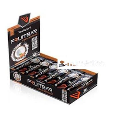 INFISPORT FRUIT BAR COCO-ALMENDRAS 40GR 24UN INFISPORT