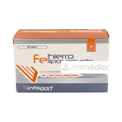 INFISPORT FE HIERRO LIPOSOMADO 60CAPS 590MG INFISPORT