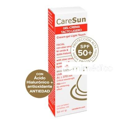 CARESUN SPF 50+ GEL CREMA TACTO LIGERO 50ML CAREDERM