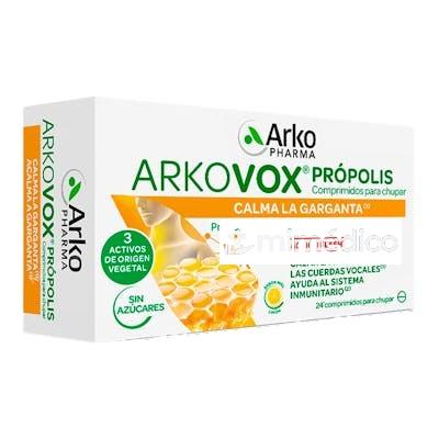 ARKOVOX PROPOLIS +VIT C SABOR MIEL Y LIMON 24COMP. ARKOPHARMA