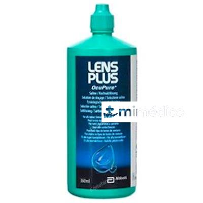 LENS PLUS OCUPURE SALINA 360ML. OPTI MEDICAL