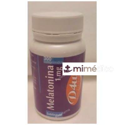 MELATONINA 1MG. 300COMP. SUBLINGUAL D4U (DIET FOR YOU)