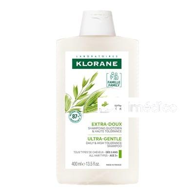 CHAMPU EXTRASUAVE LECHE DE AVENA 400ML. KLORANE