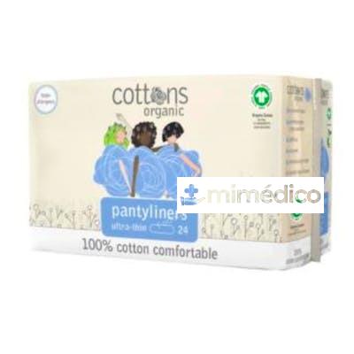 SALVASLIP PANTYLINERS ULTRA FINOS 24UDS. ORGANIC COTTONS