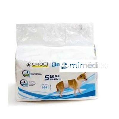 DOG NAPPY PAÑAL PARA PERRO MACHO S 30-40CM 12UDS NAYECO VET