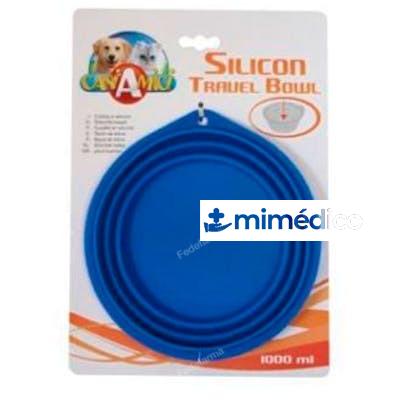 PLATO DE VIAJE DE SILICONA 500ML NAYECO VET