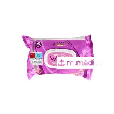 TOALLITAS DE GATO ORGANIC MAUVE 40UN NAYECO VET