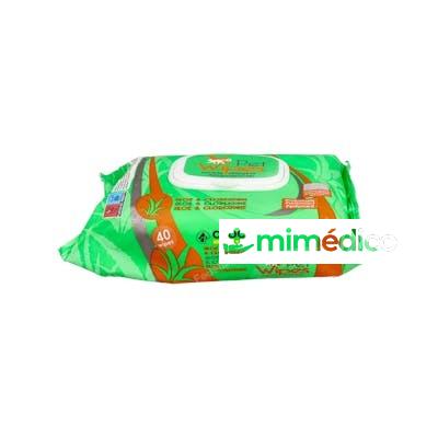 GILLÃ‚Â`S TOALLITAS HUMEDAS XL ALOE CLORHEXIDINA 40UN NAYECO VET