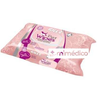 GILLÃ‚Â`S TOALLITAS HUMEDAS XL PERFUME DE TALCO 40UN NAYECO VET