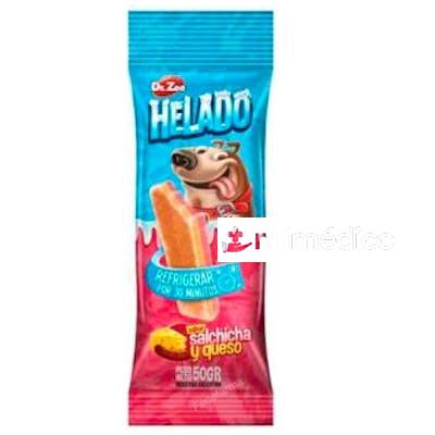 HELADO SALCHICHA Y QUESO 96 UNIDADES 50GR DR. ZOO