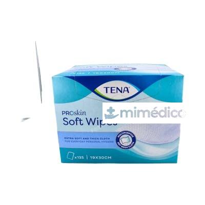 TENA SOFT WIPE TOALLITAS CELULOSA LIMPIADORA 135UN TENA