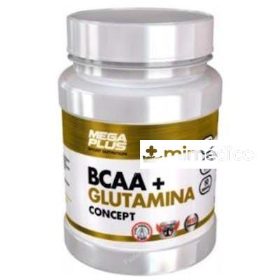 BCAA+GLUTAMINA CONCEPT LIMON 500GR. MEGA PLUS