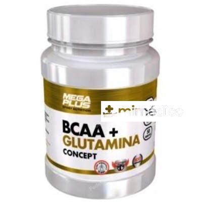 BCAA+GLUTAMINA CONCEPT PIÑA 500GR.	 MEGA PLUS