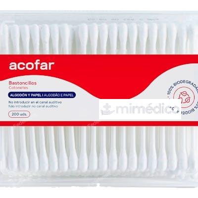 BASTONCILLO OIDO ALGODON CAJA 200UN ACOFAR