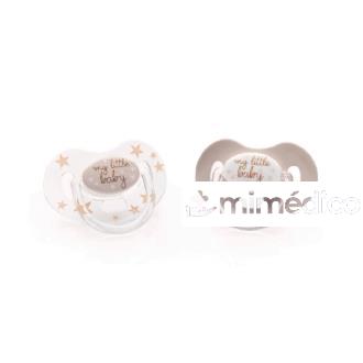 ACOFARBABY CHUPETE SILICONA ANATOMICO 6-12M PIEDRA 2UN ACOFARBABY
