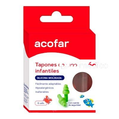 TAPON OIDO SILICONA MOLDEADA INF + 4 MESES 6UN ACOFAR