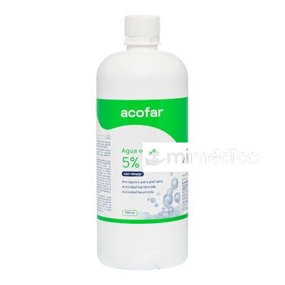 AGUA OXIGENADA 5 500ML ACOFAR