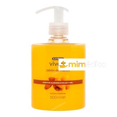 VIVERA JABON MANOS ALMENDRAS DULCES MIEL 500ML VIVERA