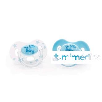 ACOFARBABY CHUPETE SILICONA ANATOMICO 0-6 M AZUL 2UN ACOFARBABY