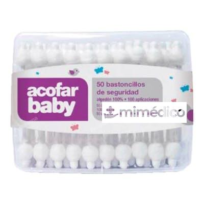 ACOFARBABY BASTONCILLO OIDO ALGODON SEGURIDAD 50UN ACOFARBABY