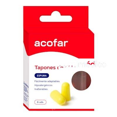 TAPON OIDO ESPUMA 6UN ACOFAR