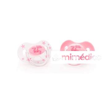 ACOFARBABY CHUPETE SILICONA ANATOMICO 0-6M ROSA 2UN ACOFARBABY